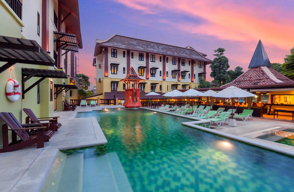 Front view of the hotel
