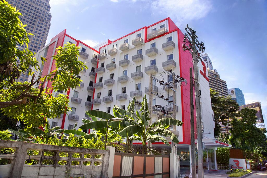 Front view of the hotel