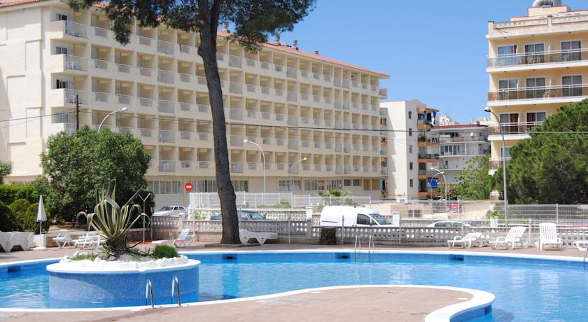 Front view of the hotel