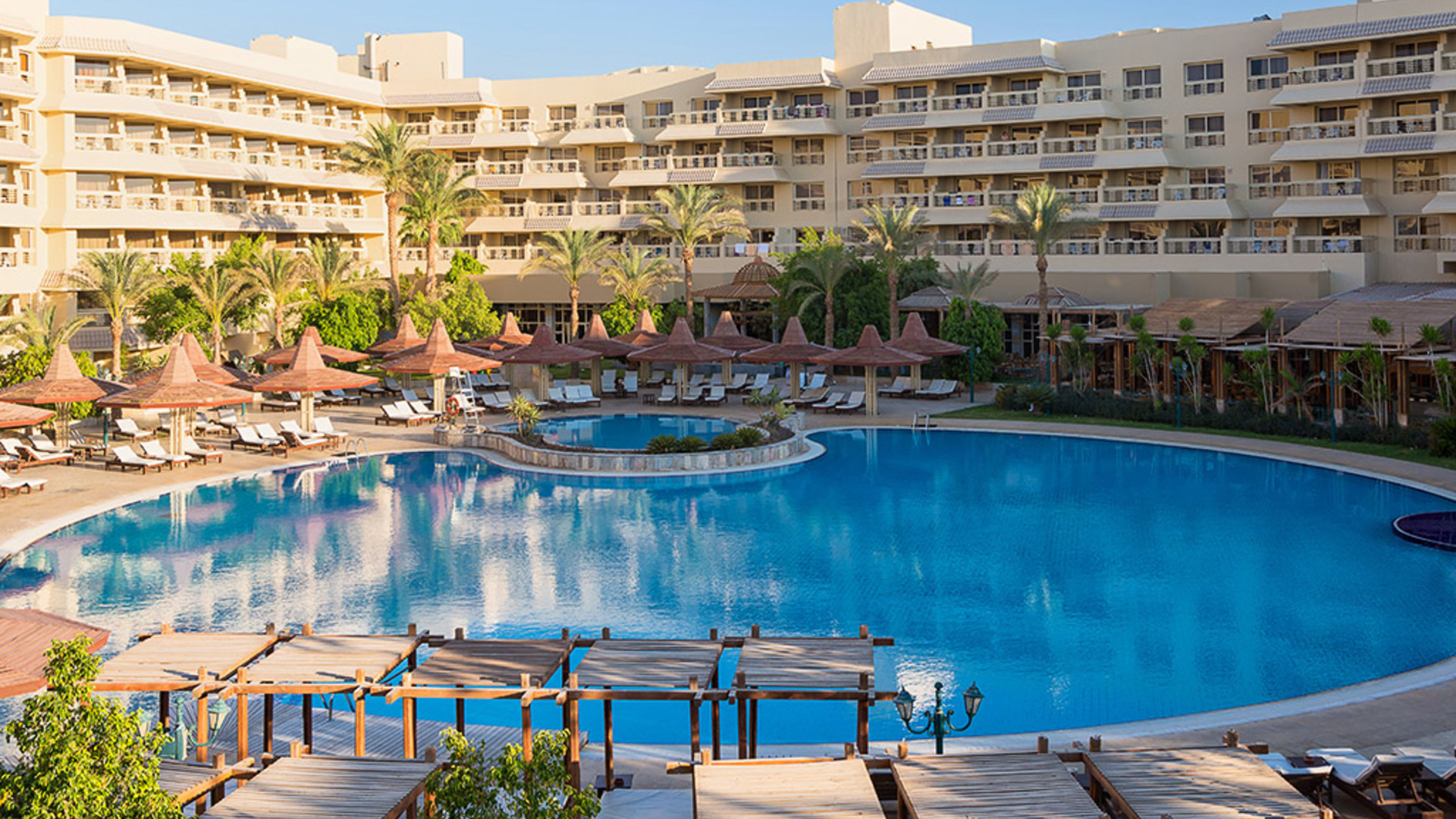 Front view of the hotel