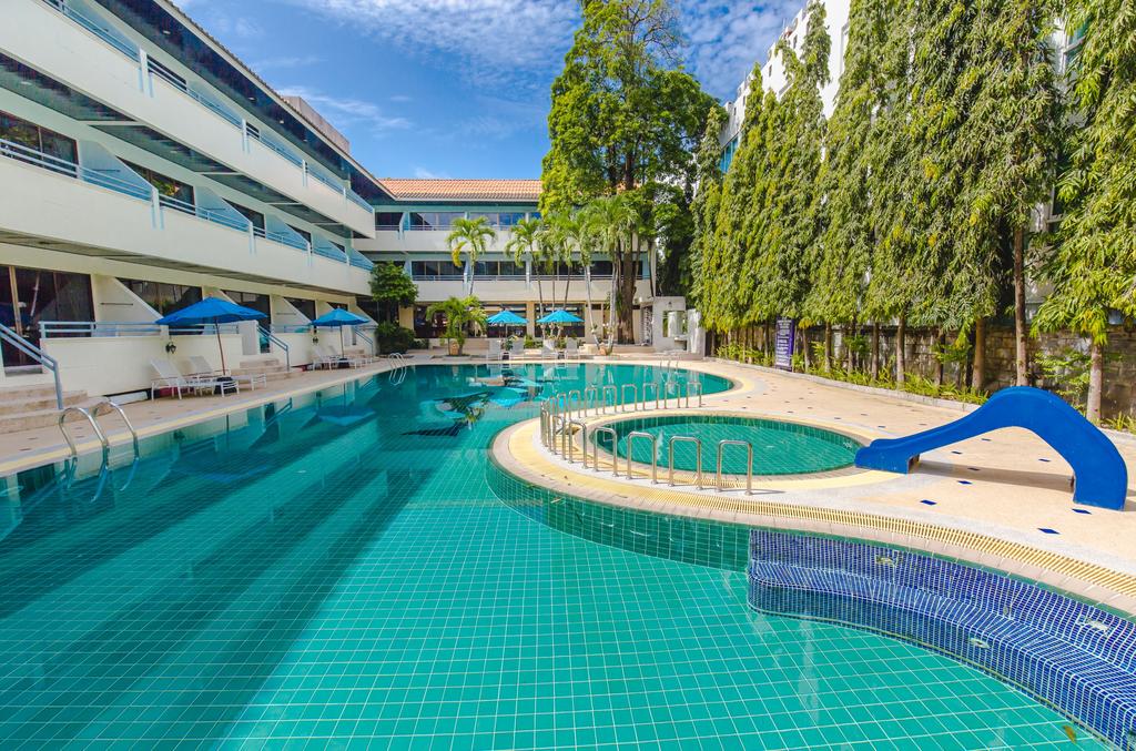 Front view of the hotel