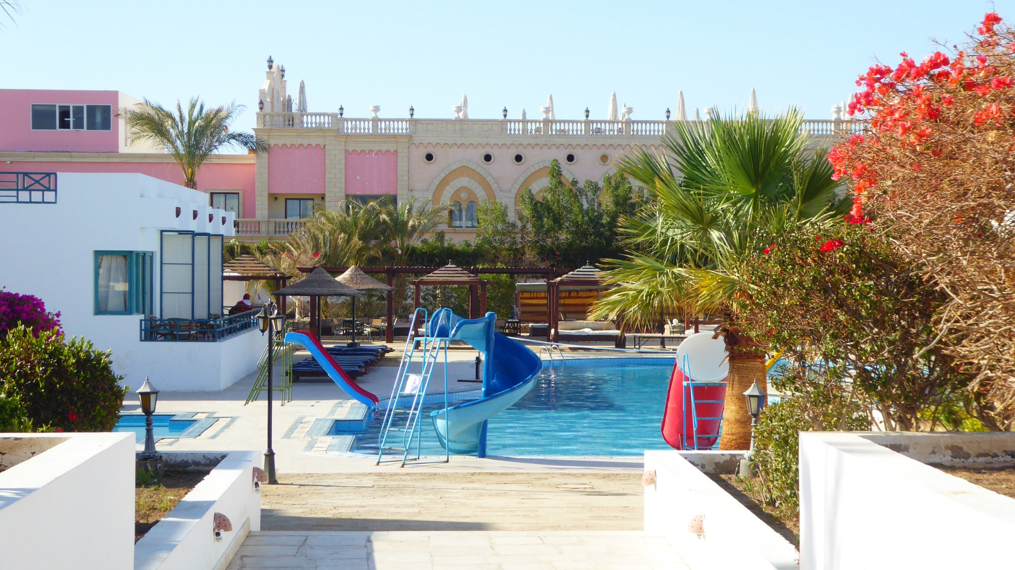 Front view of the hotel