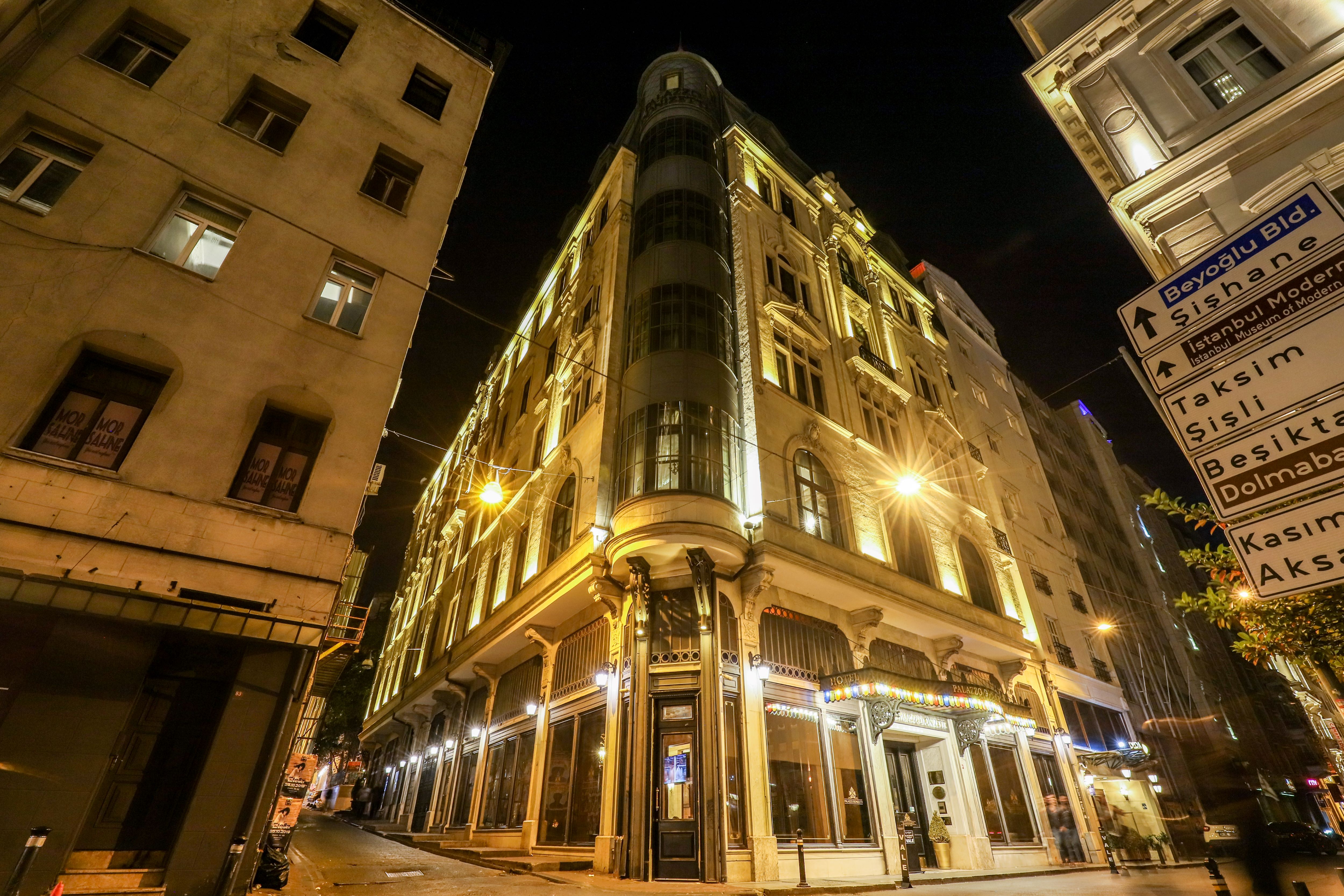 Front view of the hotel