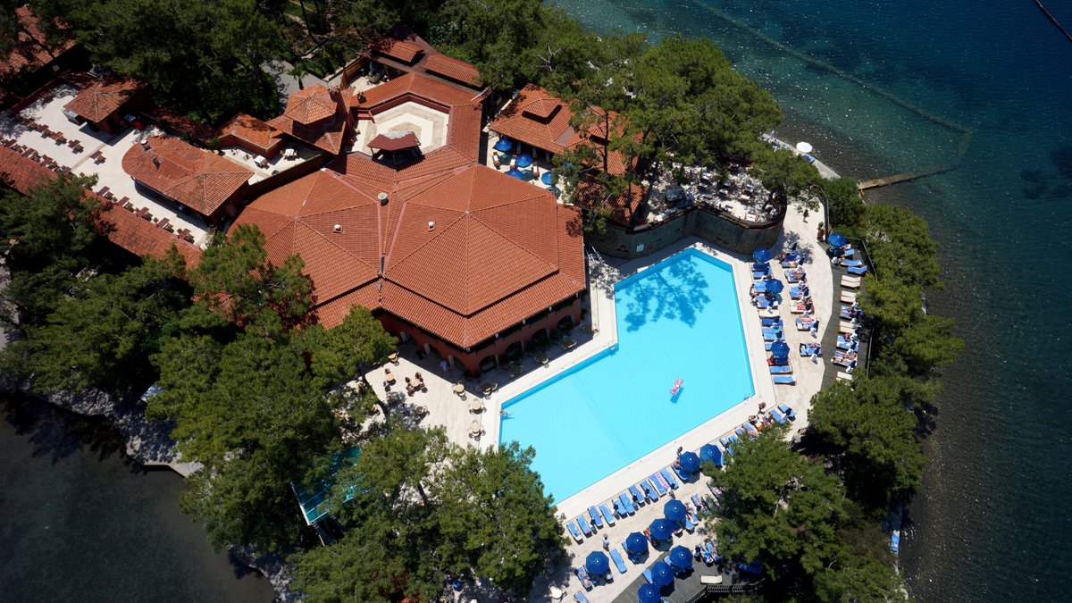 Front view of the hotel
