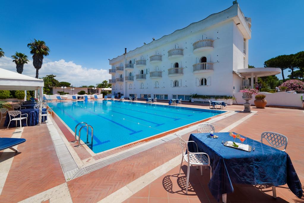 Front view of the hotel