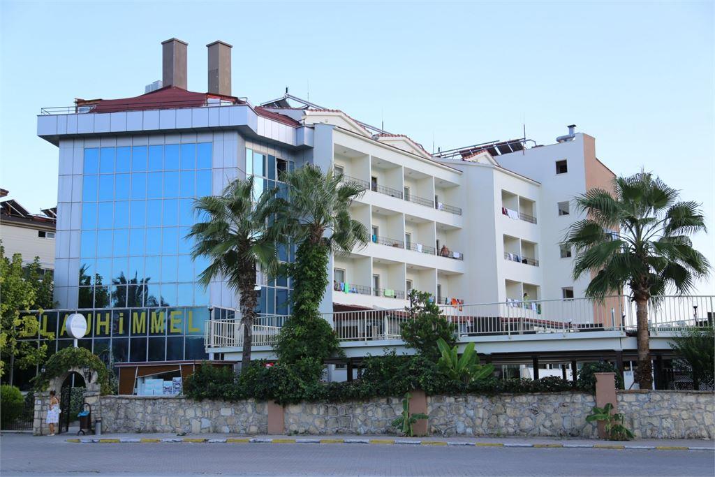 Front view of the hotel