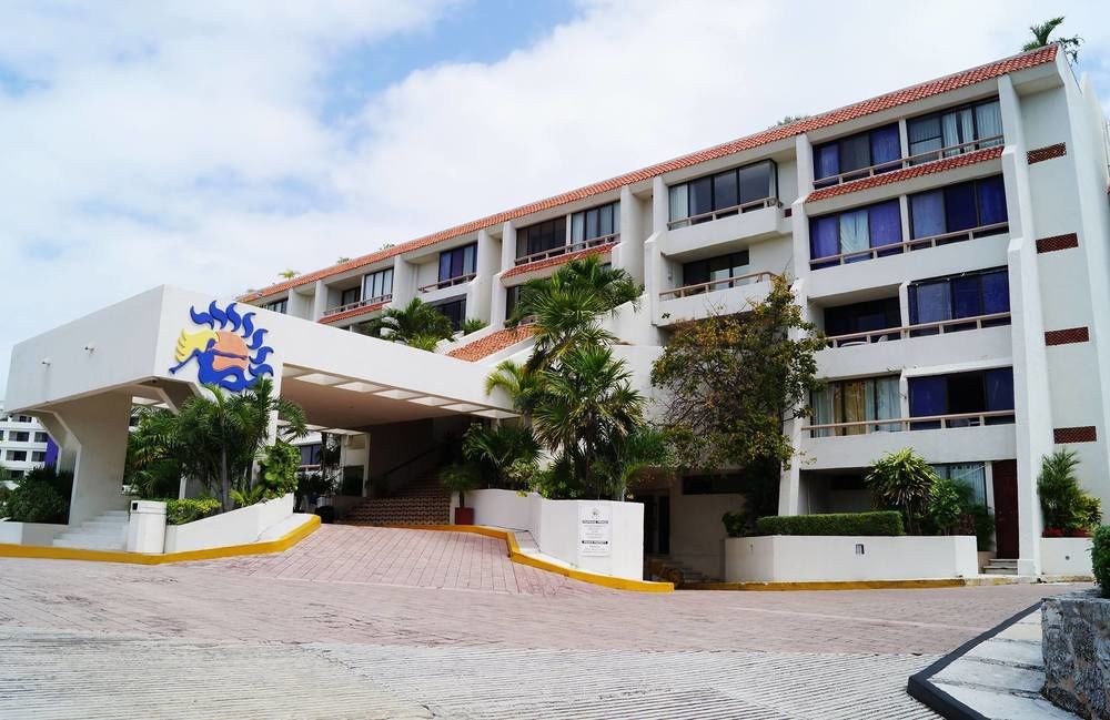 Front view of the hotel