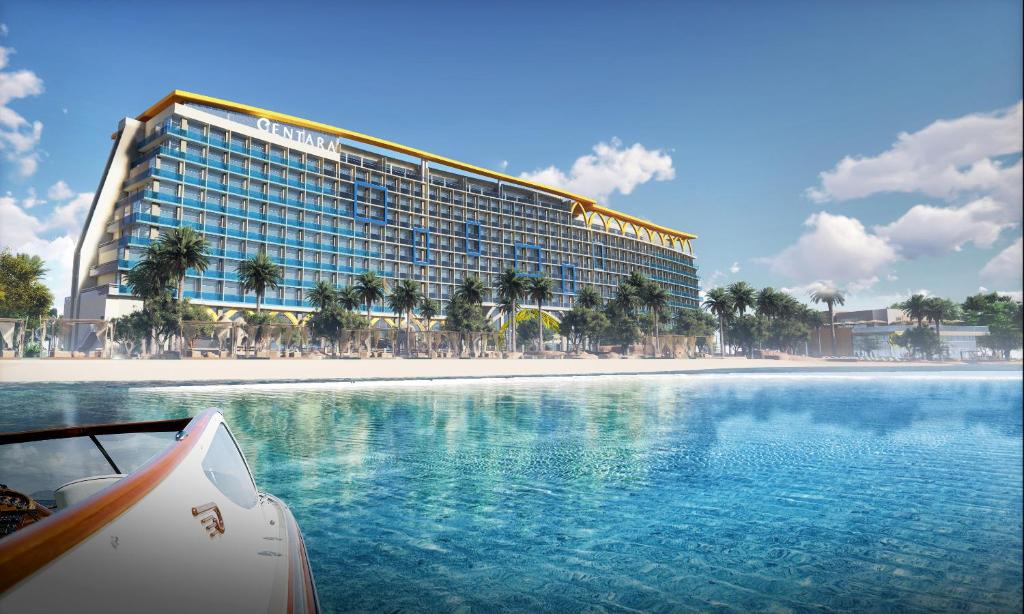 Front view of the hotel