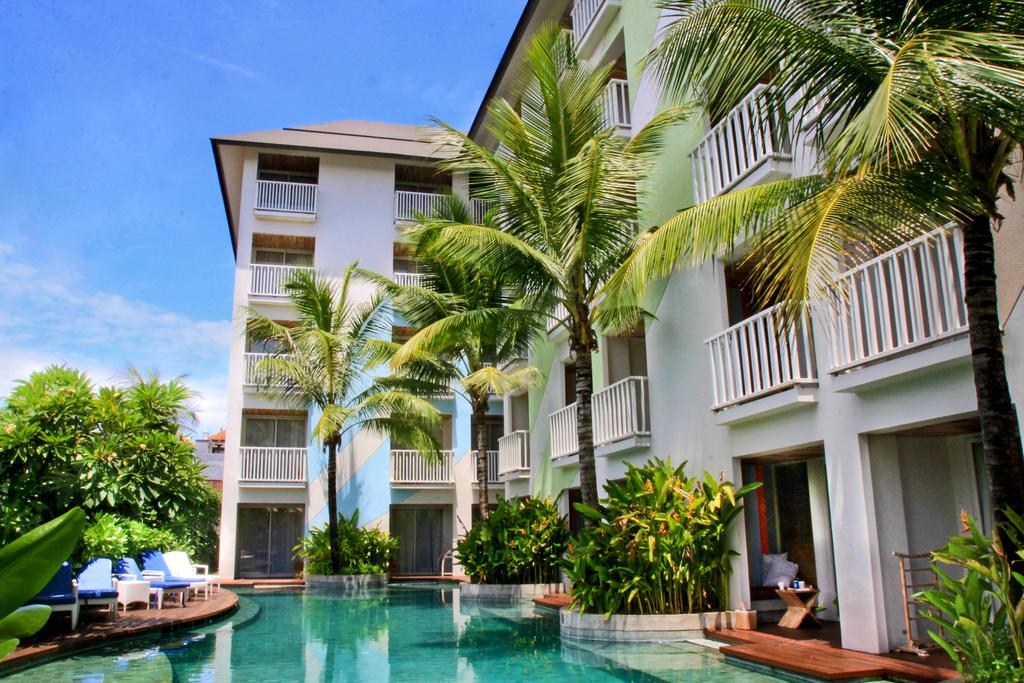 Front view of the hotel