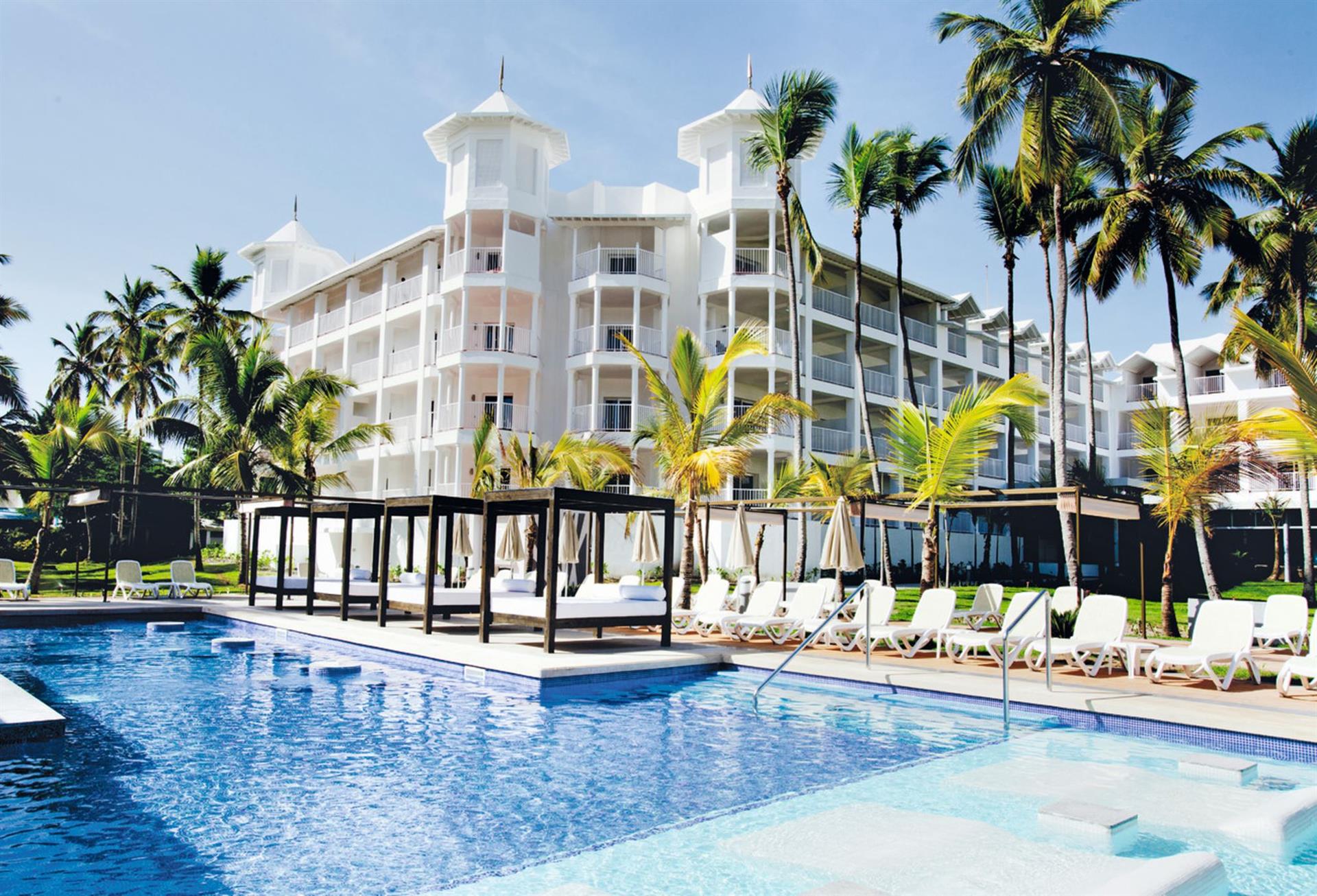 Front view of the hotel