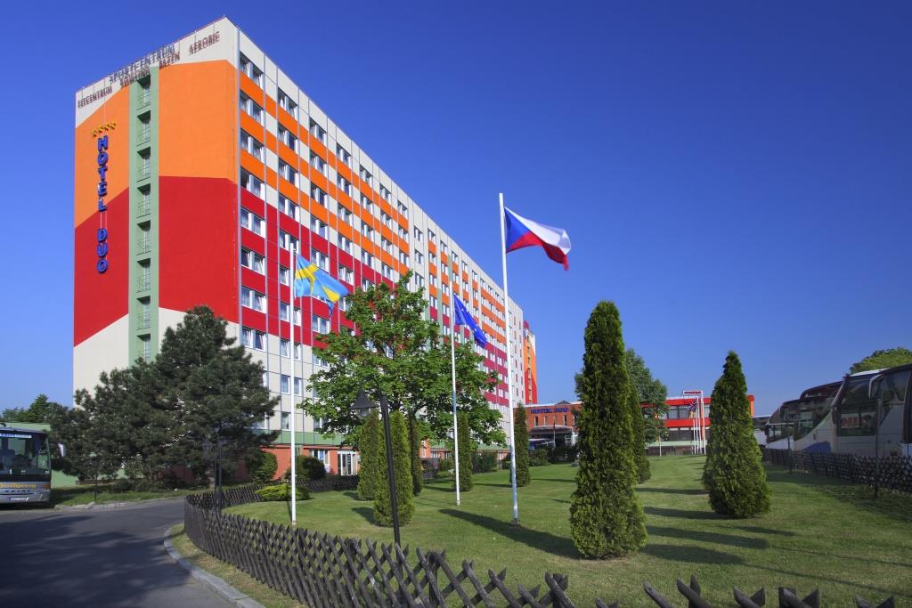 Front view of the hotel