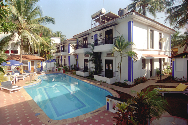Front view of the hotel