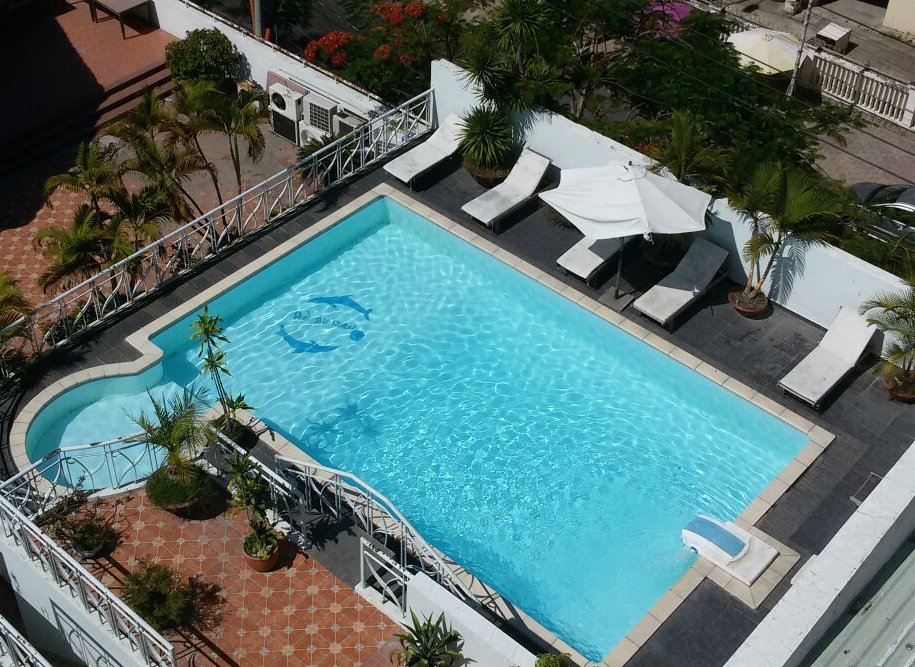 Front view of the hotel