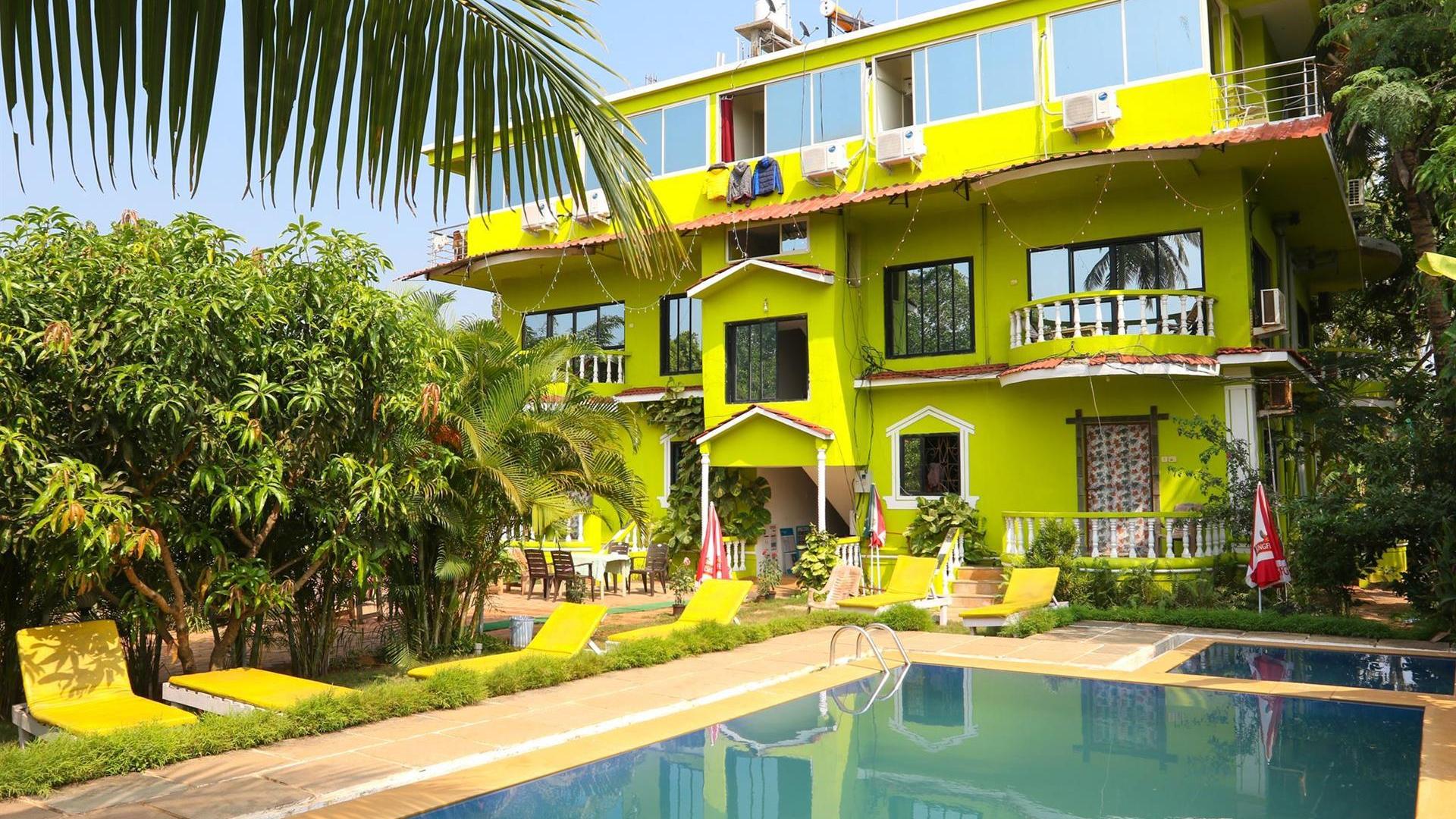 Front view of the hotel