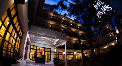 Front view of the hotel