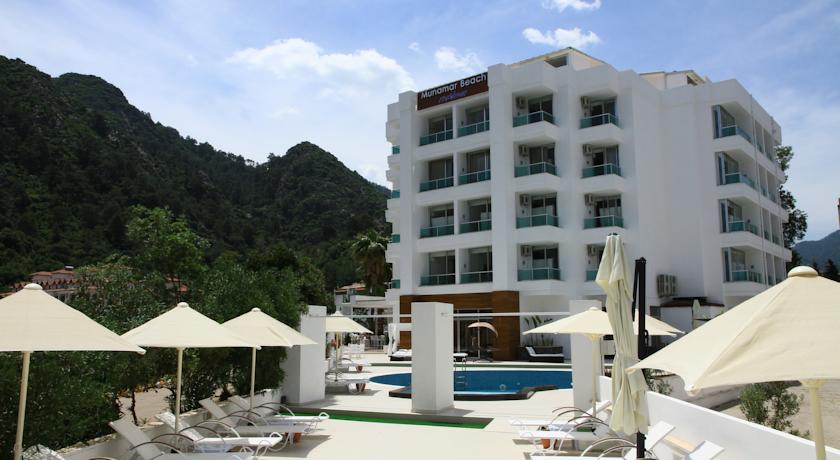 Front view of the hotel