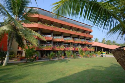 Front view of the hotel