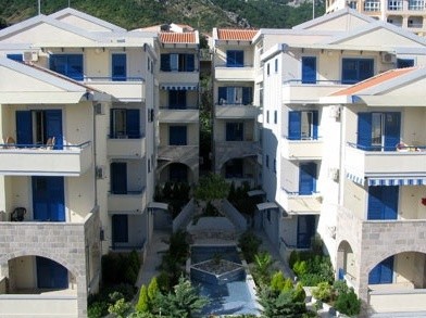 Front view of the hotel