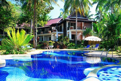 Front view of the hotel
